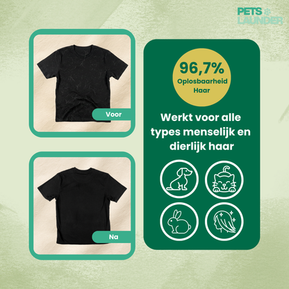 Huisdierhaar Oplosser voor de Was (6 Stuks) - Verwijdert Honden en Kattenhaar tijdens het Wassen