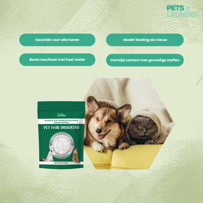 Huisdierhaar Oplosser voor de Was (6 Stuks) - Verwijdert Honden en Kattenhaar tijdens het Wassen