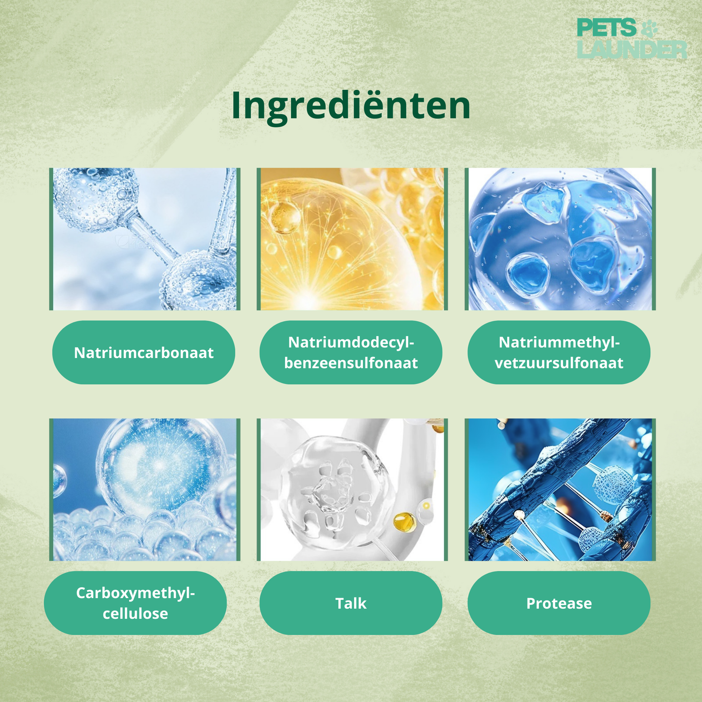 Huisdierhaar Oplosser voor de Was (6 Stuks) - Verwijdert Honden en Kattenhaar tijdens het Wassen